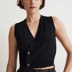 Madewell | Asymmetric Light Button Vest